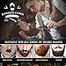 Newkelly Comb Folding Beard Hair Straightener Hairdressing Salon Straightening Brush
