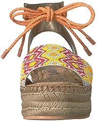 Sam Edelman Women's Neera Sandal, Saddle/Orange