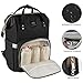 Iduola Diaper Bag - Diaper Bag Backpack Back Pack Large Capacity Waterproof Portable Maternity Baby Nappy Bag, Unisex & Stylish (Black)