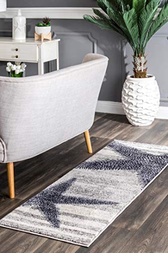 nuLOOM-Thomas-Paul-Starfish-Area-Rug-4-Feet-x-6-Feet-Grey nuLOOM Thomas Paul Starfish Area Rug, 4 Feet x 6 Feet, Grey