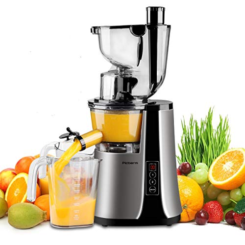 Wide Chute Slow Masticating Juicer Picberm PB2210B Cold Press Juicer