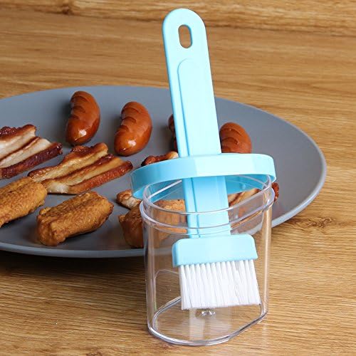 Kisstaker Silicone Barbecue Grill Basting Brush Sauce Pastry Brushe Oil Dispenser