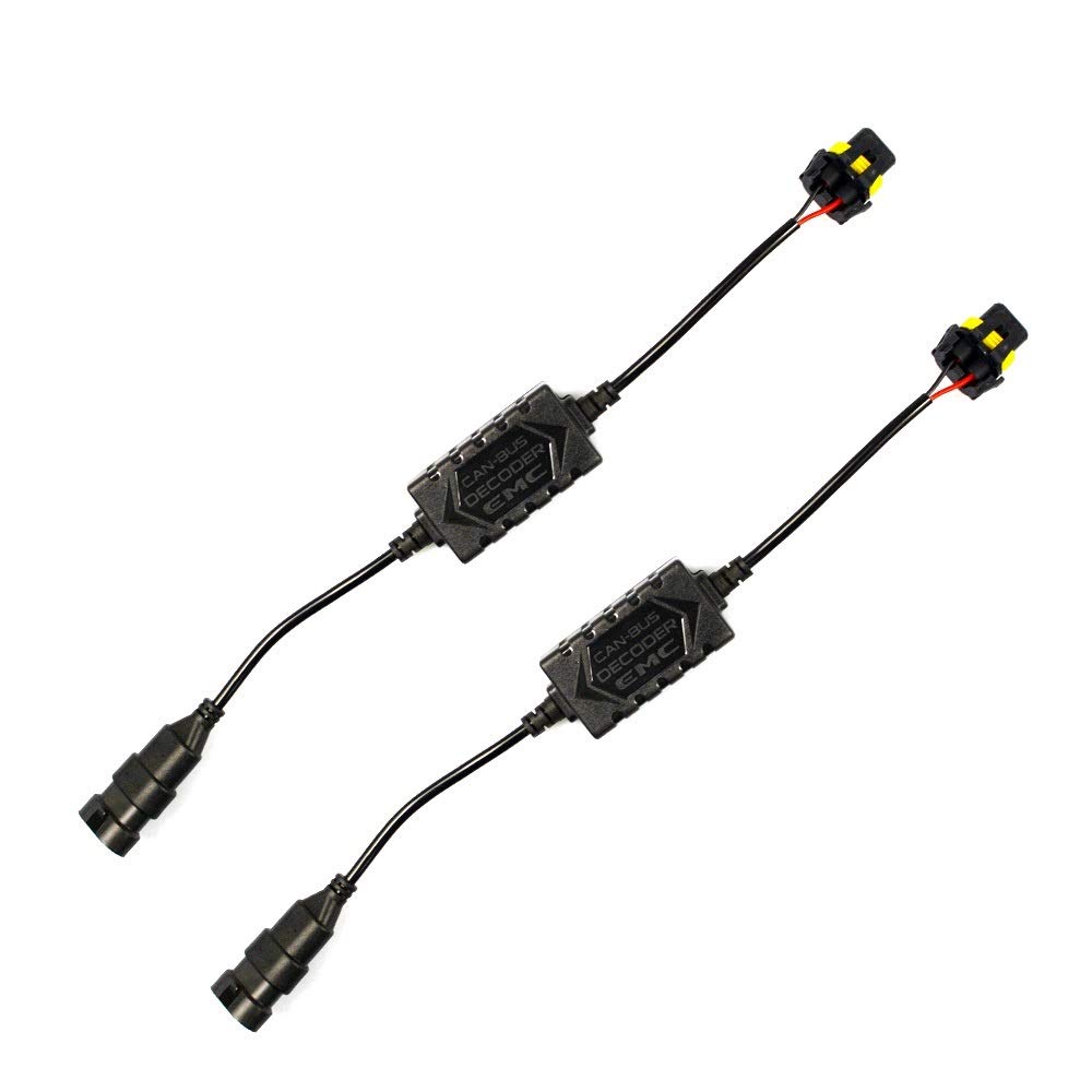 Photo 1 of HIKARI PAIR LED Conversion Kit Headlight Canbus Error Free Anti Flickering Resistor Decoder - H11
