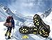 AGPTEK Non-Slip Over Shoe, Climbing Snow Ice Cleats Grips Anti-Slip Studded Ice Traction Shoe Covers Spike Crampons Cleats Size S/M/L/XL