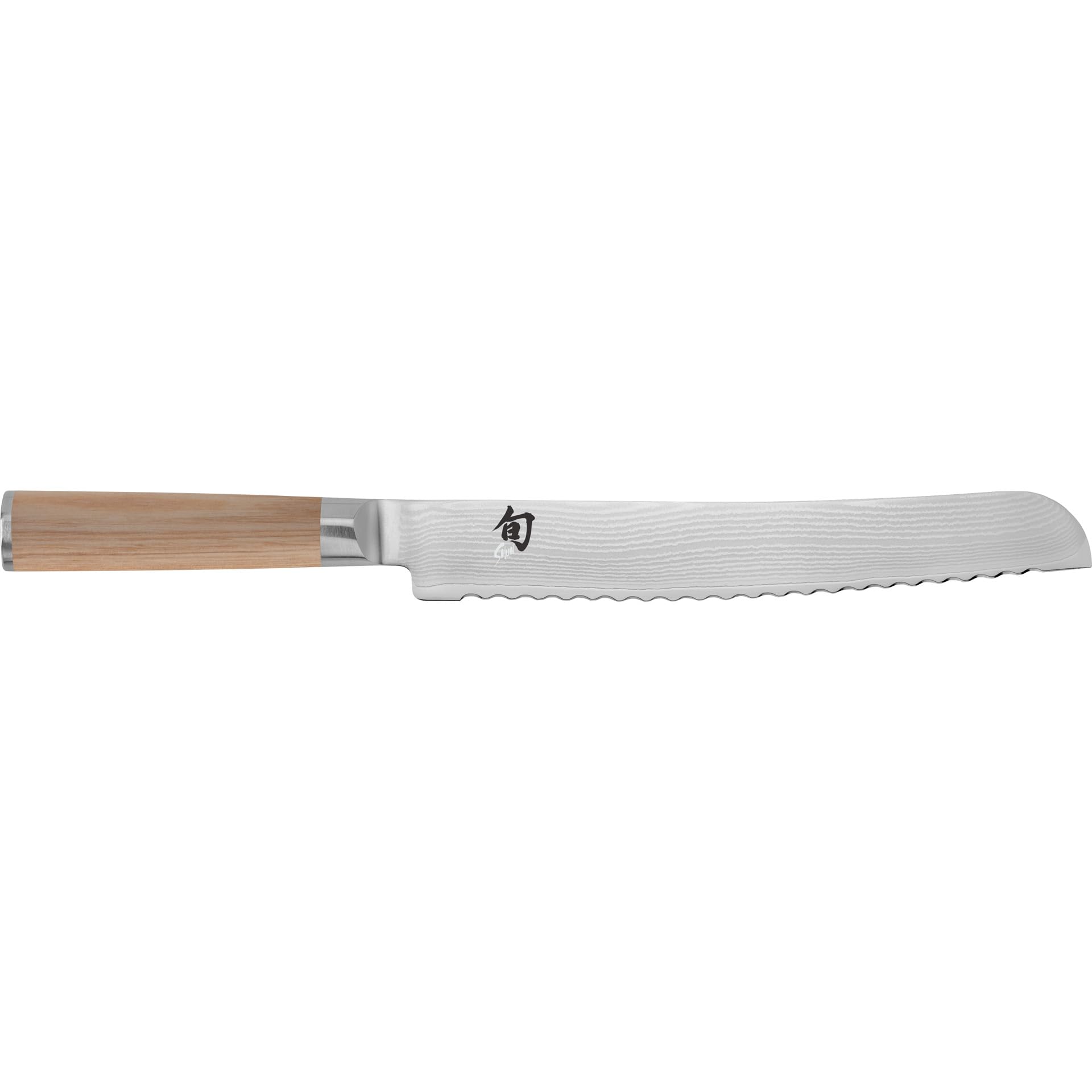 Photo 1 of ** SIMILAR IMAGE*** Shun Classic Blonde 9" Bread Knife, Handcrafted Japanese Serrated Knife, VG-MAX Core with Damascus Stainless Steel Cladding, Pakkawood Handle, Slicing Tool for Professional and Home Chefs