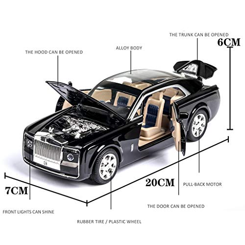GAOQUN-TOY 1:24 Alloy Druckguss Skala Modell Auto/Kompatibel mit Rolls-Royce Sweeptail/Ton-und Licht-Auto-Modell Boy… – Bild 7