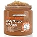 Exfoliating Brown Sugar Body Scrub, Sugar Scrub with Dead Sea Salts Body Scrub, 12 Oz, by Pure Body Naturals