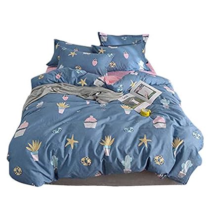 Amazon Com Kfz Cotton Bed Set Bedding Set Twin Full Queen King
