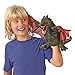 Folkmanis Winged Dragon Hand Puppet, Green, red, 1 ea