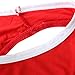 YiZYiF Men's Stretch Jockstrap Singlet Leotard Bodysuit Bodywear Underwear Red Medium
