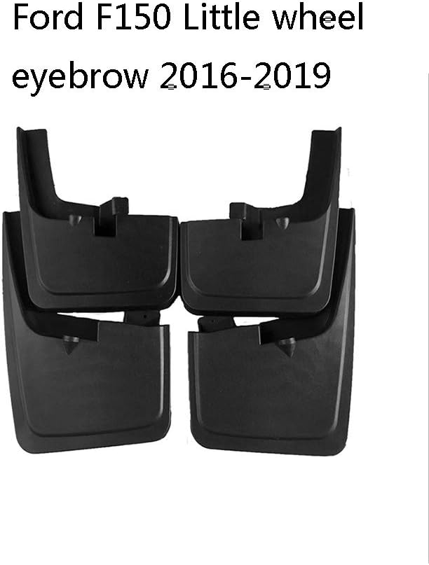 Mud Flaps Car Splash Guards Compatible with Ford Raptor Front And Rear Wheels Mudguard with Fixing Screw Fender Flares 4Pcs Automotive Parts,F1502016to2019