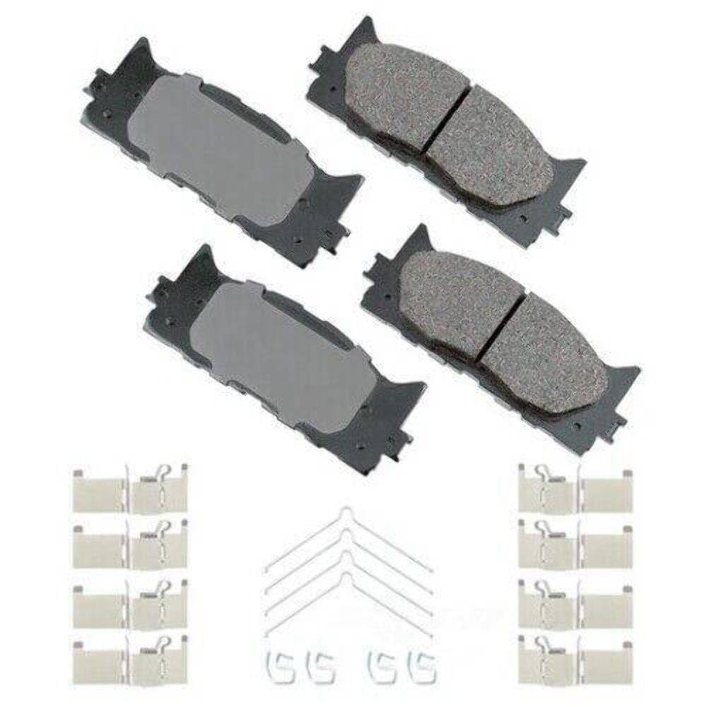 Photo 1 of Akebono ACT1222A Ultra-Premium Ceramic Front Disc Brake Pads , GREY