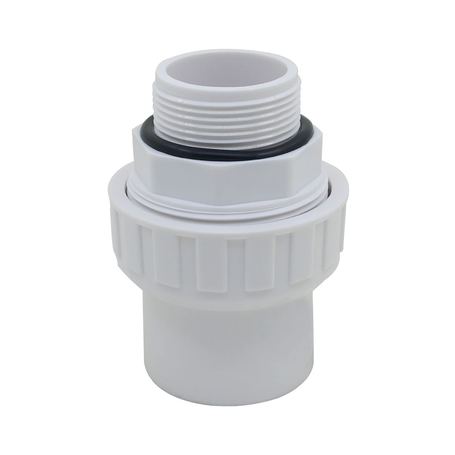 Swimming Pool Pump Union connectors Barrel Fitting spa Adapter Sand Filter Connections Male Thread o Ring Joint Plumbing