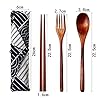 nuoshen-Wooden-Tableware3PCS-Japanese-Style-Wooden-Cutlery-Set-in-an-Oriental-Style-Pouch-with-1-x-Spoon-1-x-Fork-1-x-Chopsticks-with-Pouch-Sushi-Dinnerware-Tableware-for-Family-Travel nuoshen Wooden Tableware ,3PCS Japanese Style Wooden Cutlery Set in an Oriental Style Pouch with 1 x Spoon, 1 x Fork, 1…