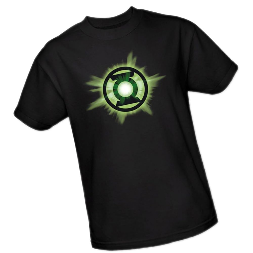 Green Lantern Glow Green Lantern Adult T Shirt Kinihax