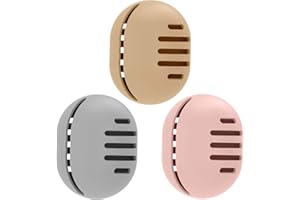 Fauxomor 3PCS Breathable Makeup Sponge Holder,Ultra-soft Silicone Beauty Blender Holder for Travel,Washable Reusable Makeup Sponge Travel Case for All Sponges,Khaki+Pink+Grey
