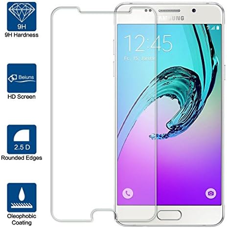 Tempered Glass Screen Protector Ultra-Hard for Samsung Galaxy A7 (2016) (Not for Samsung Galaxy A7 2015)