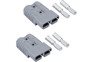 ANCHImsr kit 175 Amp Quick Disconnect Connector Plug for Jumper Cable in Traction System Recovery Winch (2PCS 2 AWG)