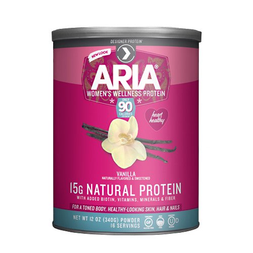 Designer Protein Whey, Aria Women's Wellness Protein, Vanilla Designer Protein Whey, Aria Women's Wellness Protein, Vanilla