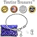 Timeline Treasures European Charm Bracelet for Women and Girls Bead Charms, Stainless Steel Rope Chain, Claw 7.5 Inch