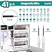 Screwdriver Set Magnetic Driver Kit 41 in 1 Klearlook Repair Tool Kit with Philips Pentagon Screwdriver Extension Bar ESD Tweezer Handle Bar Shaft Screwdriver Bit for Cell Phone Tablet PC