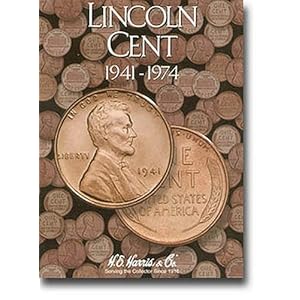Lincoln Cents Folder 1941-1974 (H. E. Harris & Co.)