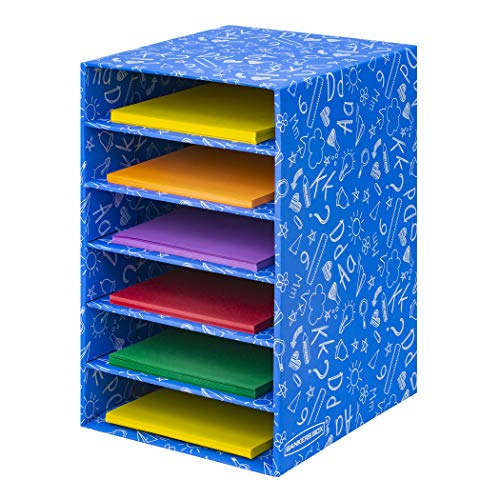 Bankers Box Classroom 6 Compartment Literature Organizer, Single