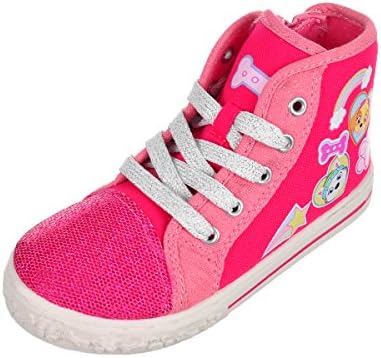 Paw Patrol Pink Girls High Top Sneakers