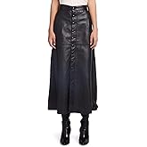 LL LEATHER LOVERS Leather Full Skirt for Women - Regular Use Slim Fit Bodycon Skirt - Office, Weekend, Business Wear for Girl