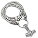 Viking Metal Cord Ravens of Odin with Thor's Hammer Mjolnir Scandinavian Huginn and Muninn 60 cm�