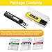 KULED PH Meter, TDS meter, Water Quality Test Meter, 3 in 1 High Accuracy Water Quality Tester, for Hydroponics, Aquariums, Drinking Water, RO System, Fishpond and Swimming Pool