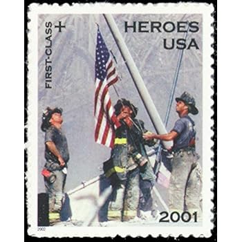 Amazon.com: America Responds: 9/11 Heroes, Single Stamp Scott B2 By ...