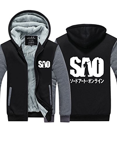 Cosplay Sword Art Online SAO Kirigaya Kazuto Cashmere Coat Velvet jacket