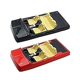 SCX10 II Upgrade Parts,Pack of Two Interior Decoration for 90046 90047 Cherokee Body Car Shell ,Red & Black RC Cralwer Accessories