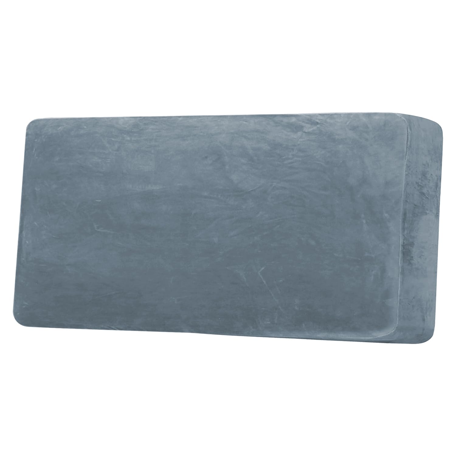 Photo 1 of H.VERSAILTEX Velvet Stretch Individual Couch Cushion Cover Plush Cushion Slipcover for Loveseat Sofa Cushion Furniture Protector Seat Cushion Sofa Cover (1 Piece Sofa Cushion Cover, Stone Blue)