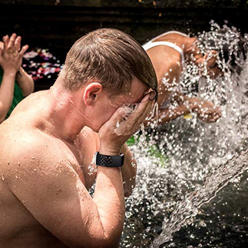 image for Maledan Bands Compatible with Fitbit Charge 3, Replacement Accessories