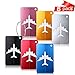Luggage Tags, Bag Tag Holder Travel Labels For Baggage Suitcases,6 Pack