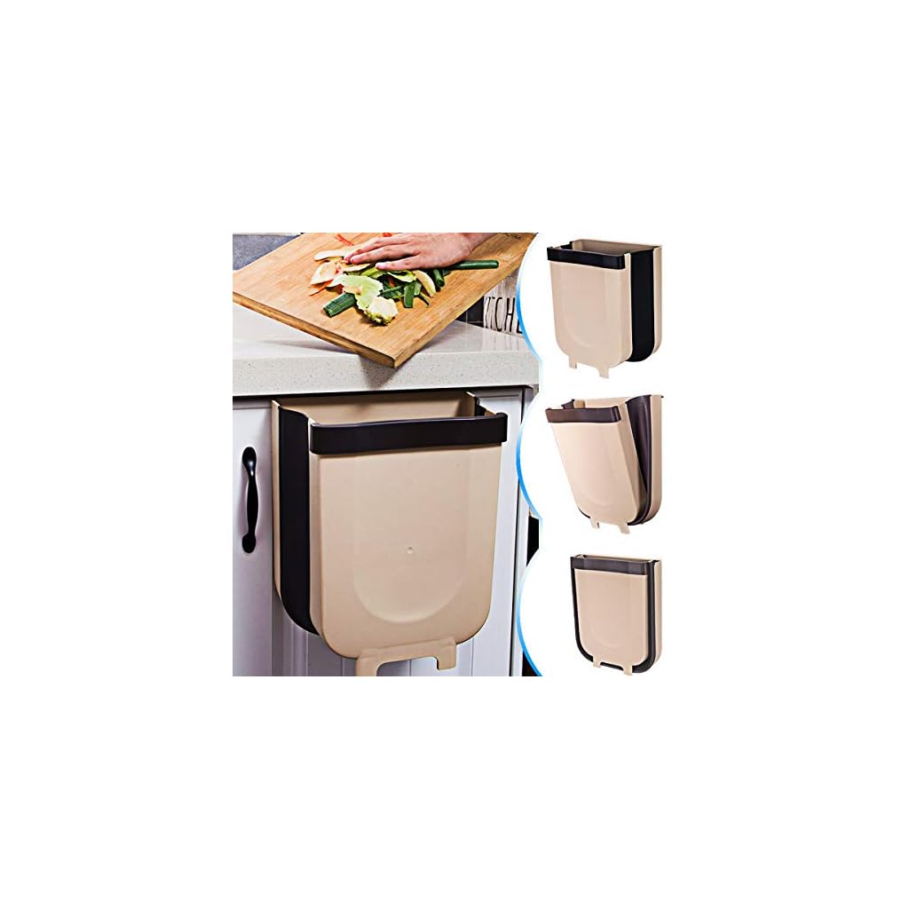 TTMOW Mülleimer Küche Faltbare, Neue Generation 9L Abfalleimer Küche