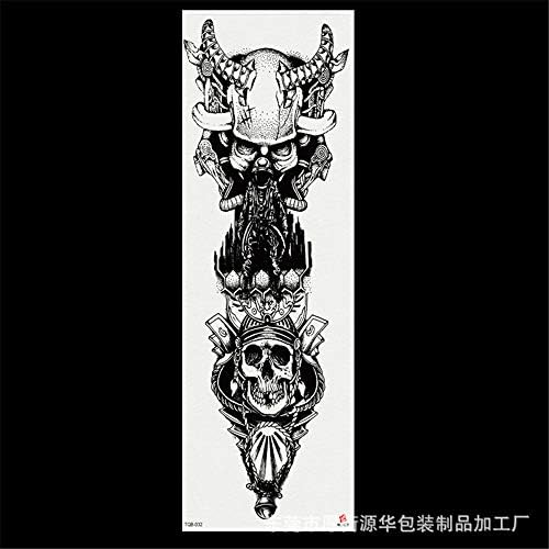 zgmtj Full arm tattoo sticker angel eye rose big picture tattoo sticker TQB-032 170 * 480MM