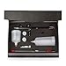 PointZero Dual Action Gravity-Feed 20cc and 40cc Airbrush Set with 3 Nozzle Sets (0.2, 0.3, & 0.5mm Needles Fluid Tips and Air Caps)