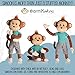 earthMonkeys Plush Toy Monkey Stuffed Animal | Cutest Stuffed Monkey Plush Ever! | Stands, Sits & Bends | Simeon The Stuffed Animal Monkey Will Become Your Kids Best Friend!