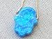 Blue Opal Hamsa Necklace and 925 Silver Chain