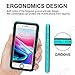 iPhone SE 2020 Waterproof Case, iPhone 7/iPhone 8 Waterproof Case, EFFUN IP68 Certified Waterproof Dirtproof Snowproof Shockproof Case Fully Sealed Underwater Cover for iPhone SE/7/8 Aqua Blue