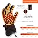 Morvat Improved for 2018 Premium Rechargeable Heated Gloves Extra Strength Battery Powered for Men & Women