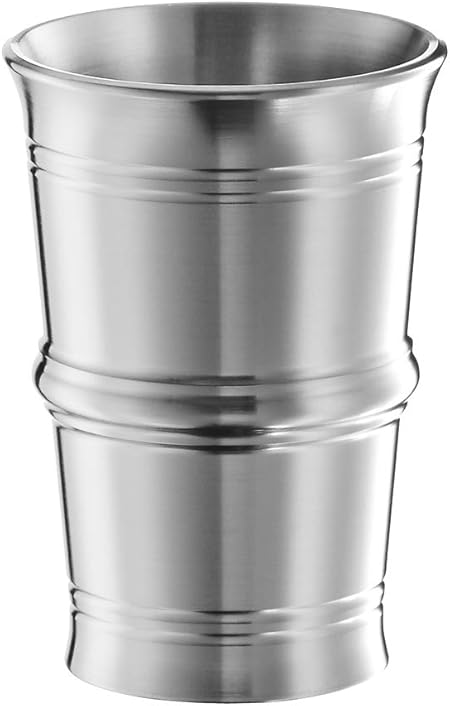 Roders Zinn Becher Mit Mittelring 8 0 Cm Amazon De Kuche Haushalt