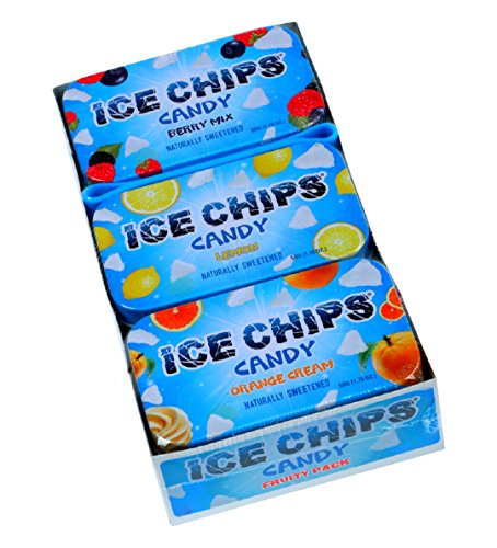 ICE CHIPS Xylitol Candy 6 Tins (Fruity Pack); Low Carb, Gluten Free - includes ICE CHIPS BAND as sho - //medicalbooks.filipinodoctors.org