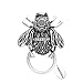 MANZHEN Vintage Bumble Bee Trendy Magnetic Eyeglass Holder Brooches Ladybug Brooch (Bee)