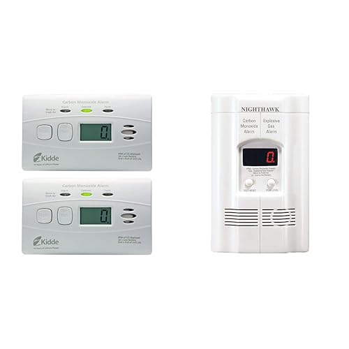 Kidde Carbon Monoxide Detectors (2 Pack) and Explosive Gas Alarm
