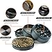 Giyotin 4 Piece Spice Herb Grinder with Pollen catchers includes Travel bag. 2.2