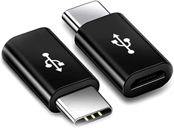 V Tac Vt 5149 Single Adaptor Micro Usb To Type C Black Amazon Co Uk Electronics